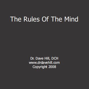 The Rules Of The Mind